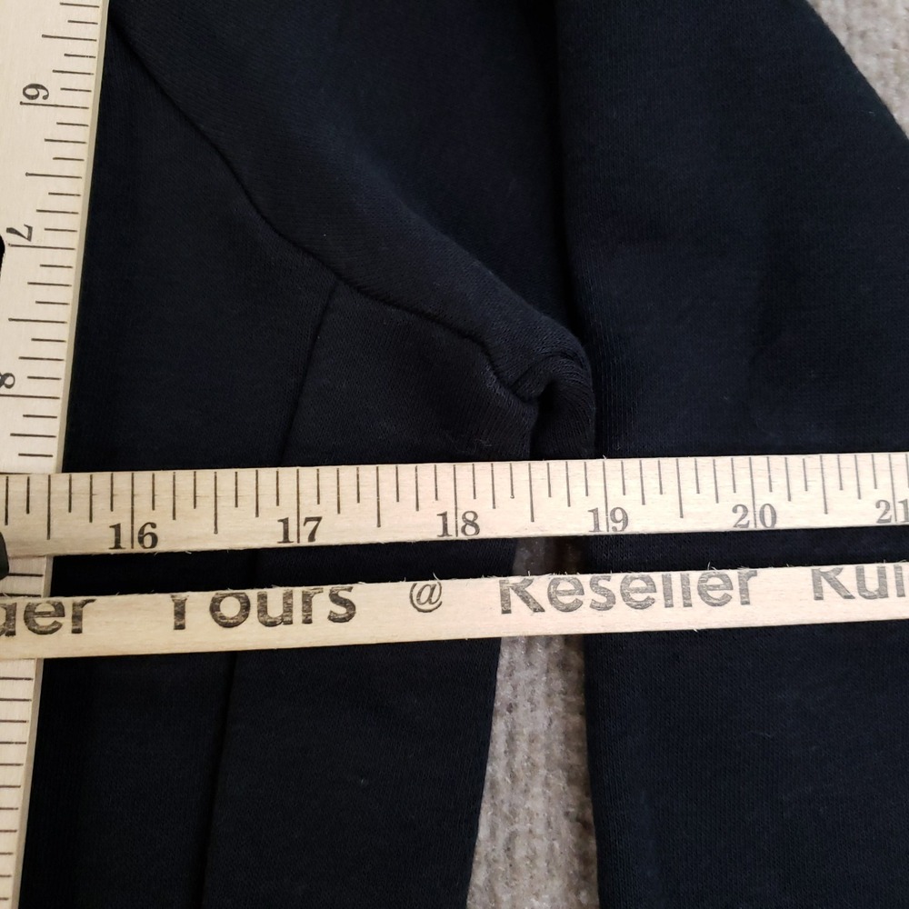 Nike Hoodie Womens XS Black Gold GFX Rally Pullover Hooded‎ Long Sleeve Pockets - Picture 3 of 10